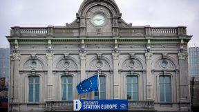 Bahnhof in Brüssel