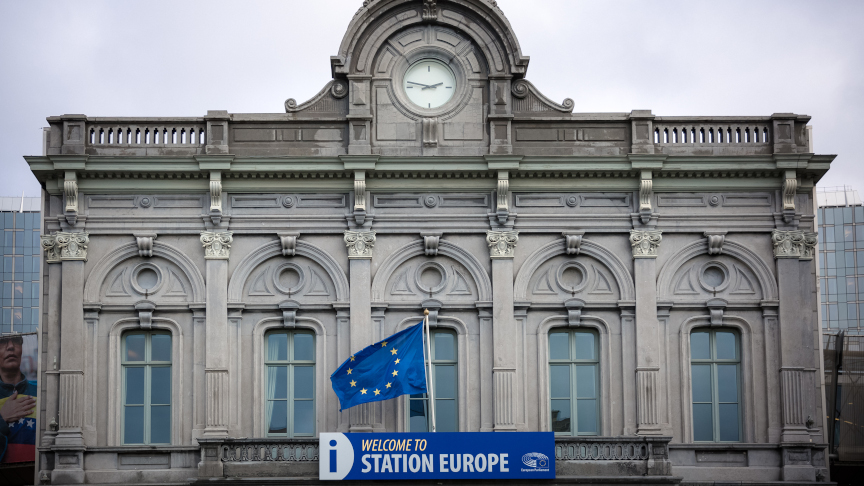 Bahnhof in Brüssel